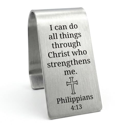 I Can Do All Things Through Christ Christian Visor Clip for Cars