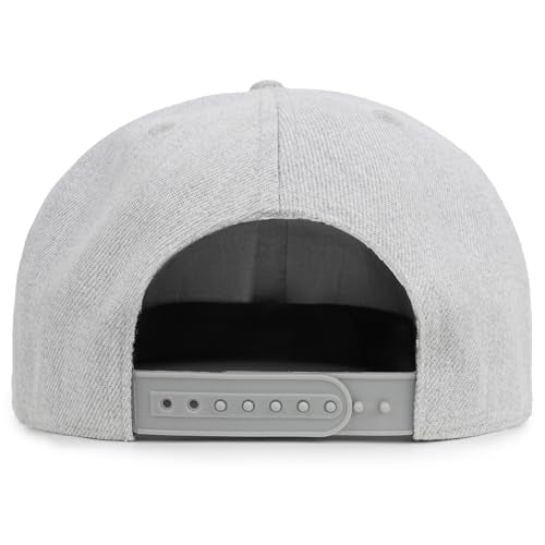 Christian Hats for Men Women - Cross Faith Flat Snapcback Hats - Religious Gifts for Thanksgiving Christmas - color: Grey/Cross White