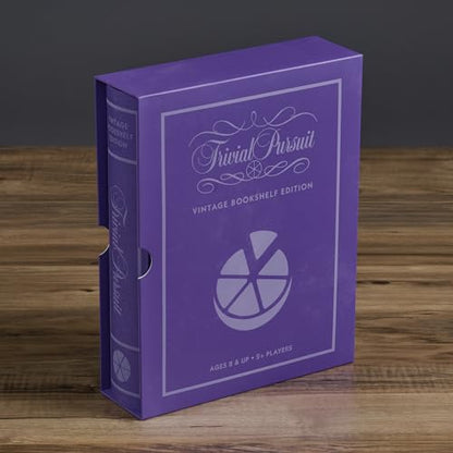 WS Game Company Trivial Pursuit Vintage Bookshelf Edition Trivia Board Game
