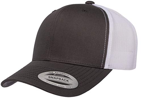 Yupoong Yp Classics Retro Trucker Cap - color: Charcoal/White, size: One Size, style: Single