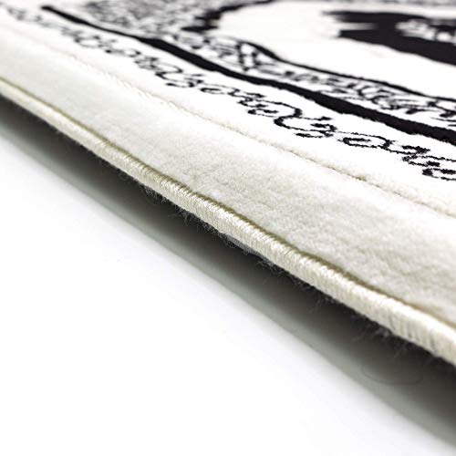 Modefa Foam Padded Prayer Rug | Thick Prayer Mat with Knee Cushion Memory Foam Prayer Mats | One Inch Thick Soft Velvet Islamic Praying Mat Luxury (Black) - color: Black