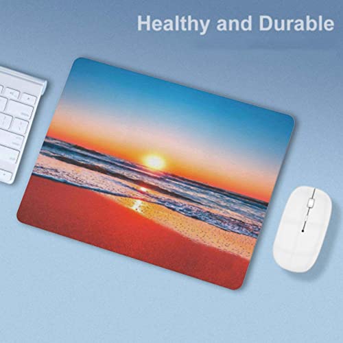 Sunrise Mouse Pad, Square Mousepad,Waterproof Mouse Mat Non-Slip Rubber Base MousePads for Office Home Laptop Travel, 9.5"x7.9"x0.12" Inch - color: S1005