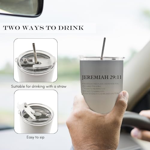 Christian Desert Landscape 20oz Travel Coffee Mug Tumbler - color: IKNOW