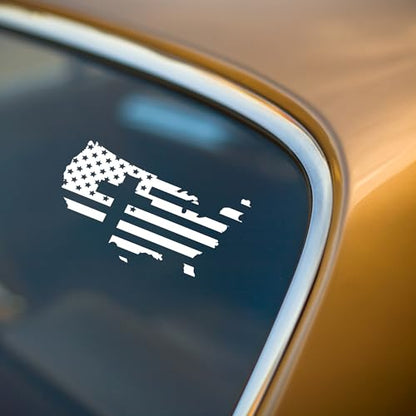 American Flag with Cross Jesus Christian Cross Vinyl Decal, Christ Religious Sign for Car Bumper Truck Tumbler RV Vans SUV Window Jeep Trucks Cars, Inspirational Faith Gift Idea (6.5 x 4 in) - style: American Flag with Cross