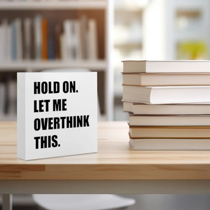 Inspirational Quotes Office Supplies Rustic Desk Decor White Wooden Box - color: White0389
