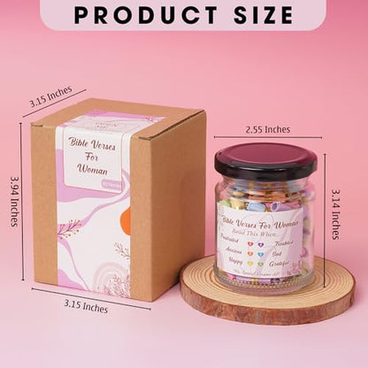 Bible Verse Jar For Women, Mothers Day Gifts for Mom - color: Bible Jar For Woman