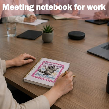 Cute Raccoon Christian Bible Notebook Journal Women Teen Girls Gifts - color: Christian Raccoon