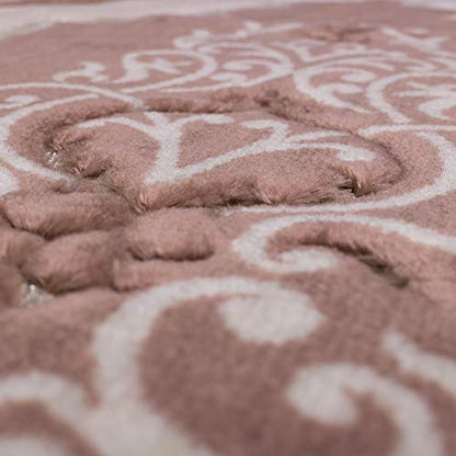 Modefa Orthopedic Prayer Rug | Padded Foam Cushion Janamaz Sajjada | One Inch Thick Soft Velvet Islamic Namaz Sajadah Carpet (Pink) - color: Pink