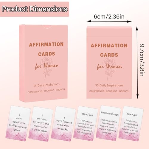 Lapsia Positive Affirmation Cards for Women - Daily Motivation - color: Bloom