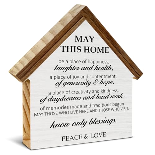 Housewarming Gifts New Home Decor, May This Home Be a Place of Happiness - color: MAY