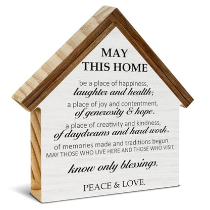 Housewarming Gifts New Home Decor, May This Home Be a Place of Happiness - color: MAY