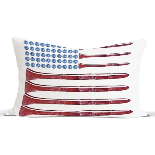 Golf Throw Pillow Covers 12x20 Inch, Golf Sports Decor for Boys - color: Golf