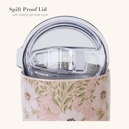 Christian Art Gifts Numbers 6:24 Pink Floral Stainless Steel Travel Tumbler - color: Lord Bless You/Pink & White Floral