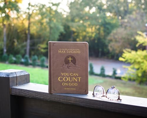 You Can Count on God, Large Text Leathersoft: 365 Daily Devotions for Hope and Peace (A One-Year Devotional) – The Perfect Christian Gift for Women and Men