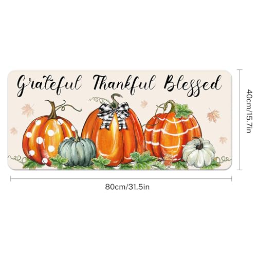Britimes Large Mouse Pad, Mouse Pad, 31.5 x 15.7 Inch, Fall Dot Pumpkin - color: Polka Dot Pumpkin