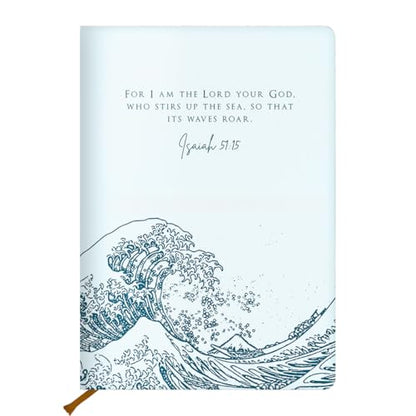 Blue Bible Leather Lined Journal 200 Pages A5 Ruled Notebooks - color: Multi 1564