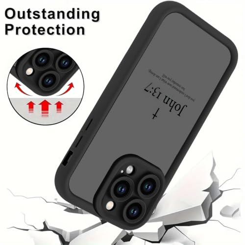 John 13:7 Bible Verse Jesus Christian Cross Phone Case for iPhone 17e/iPhone 16e Case Shockproof Soft Protective for Women Men Cover Funda for iPhone 17e/iPhone 16e 6.1 Inch - color: Bible Verse