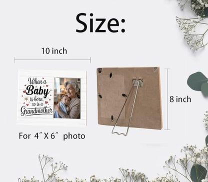 New Grandma Gifts First Time Grandmother Picture Frame - color: new grandma