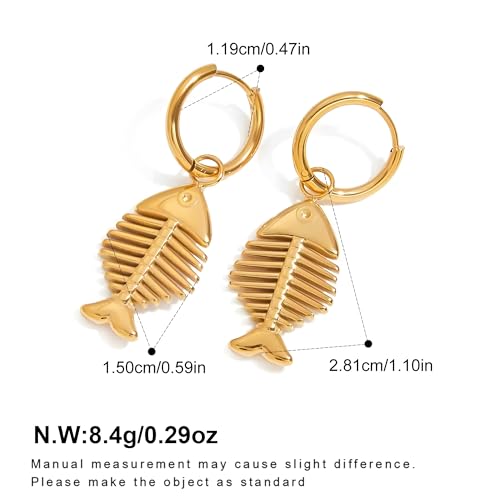 Gold Silver Hoop Earrings for Women - color: gold A