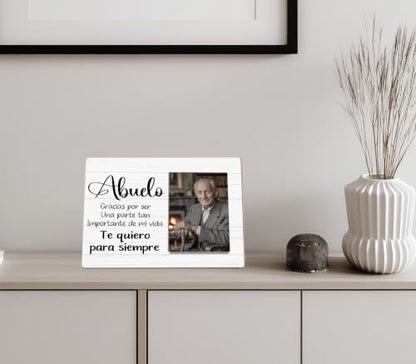Spanish Abuelo Picture Frame for Grandpa - color: abuelo