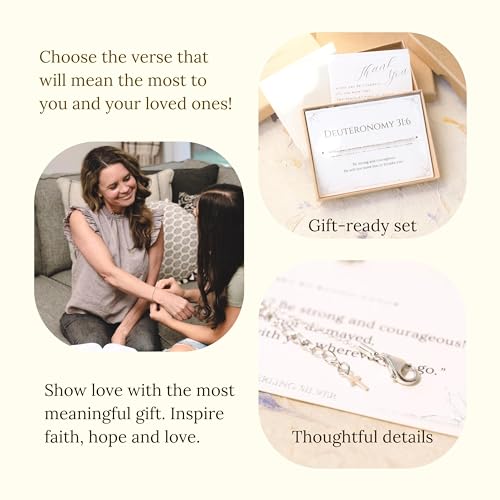 Loved Creations Morse Code Bracelets for Women, Christian Bible Verse Bracelets, Scripture S925 Sterling Silver Inspirational Faith Jewelry, Religious Gifts for Women - color: Exodus 15:2