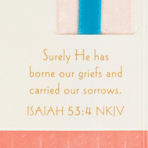 Hallmark DaySpring Religious Sympathy Card (God is Near) - size: 5 inches x 7.2 inches, style: God is Near