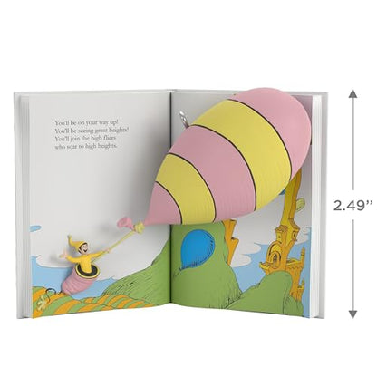 Hallmark Keepsake Christmas Ornament, Dr. Seuss's Oh, The Places You'll Go! Book, Gifts for Dr. Seuss Fans - style: Oh, The Places You'll Go!