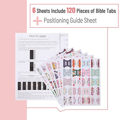 Mr. Pen- Bible Tabs, 120 pcs, Floral Design - color: Floral