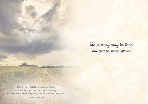 KJV Storm Landscape Praying for You Card, 1 Count - color: Embrace the Storm