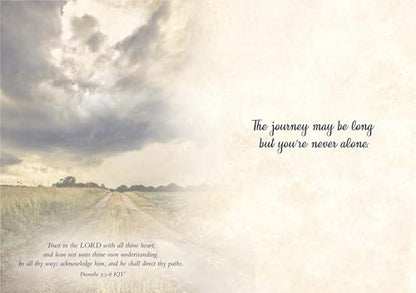 KJV Storm Landscape Praying for You Card, 1 Count - color: Embrace the Storm