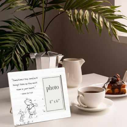 Classic Pooh Bear Nursery Picture Frame, Baby Gifts for Nursery - color: Smallest