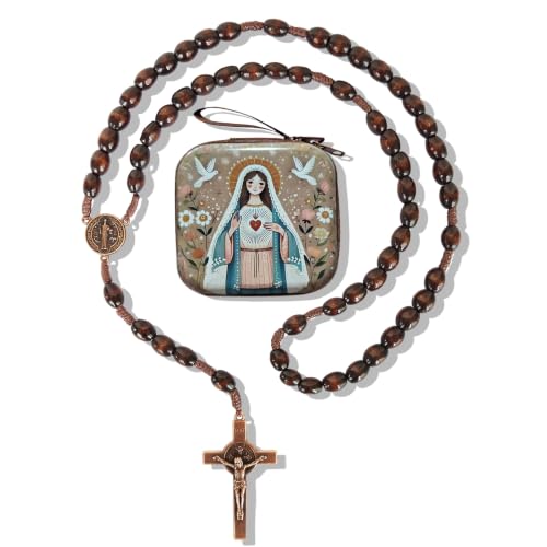 Catholic Rosary Beads, Rosarios Cross Pendant Decorative Prayer Box - color: Style-10