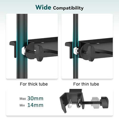 Microphone Stand Tray Clamp On Mic Stand Rack Tray Attach Holder