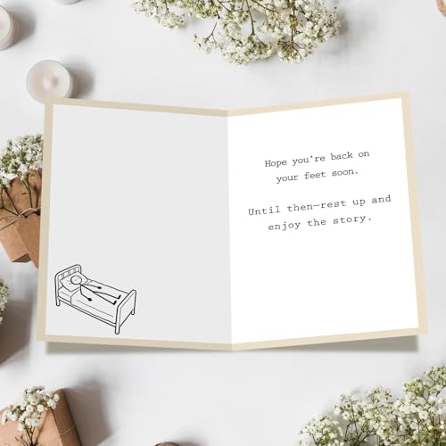 FANCYLUCKY Funny Get Well Soon Card for Women Men, Surgery Recovery Card - style: FY-378