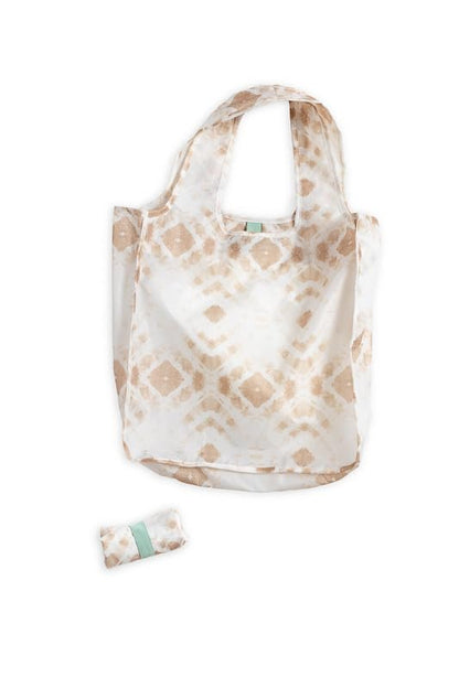 Pure Sage Reusable Grocery Bag - Stylish Shopping Bags for Groceries - Foldable Tote Bag - color: Natural Spirit