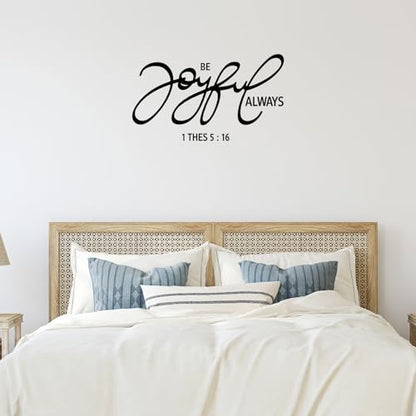 BBTO Bible Verse Stickers Peel & Stick,Be Joyful - style: Be Joyful
