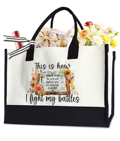 Aesthetic Canvas Tote Bag for Women Girls, Large Tote Bag for Friends Colleagues Leader Manager, 17 x 11.8 x 7 inches - color: Turquoise