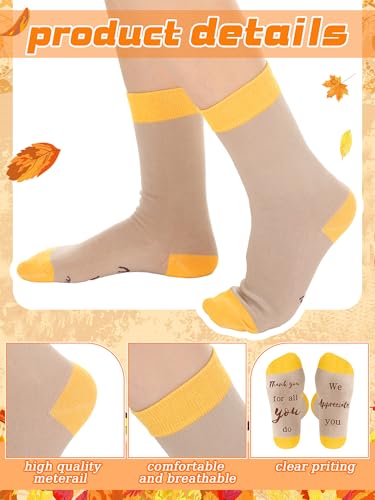 Xtinmee Housekeeping Week Appreciation Socks Gifts Bulk - color: Autumn Color
