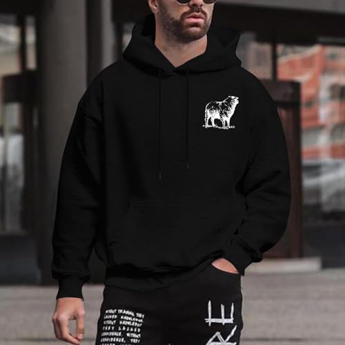 Christian Hoodies for Men Bible Religious Sweatshirts Jesus Hoodie - color: Black04, size: Small