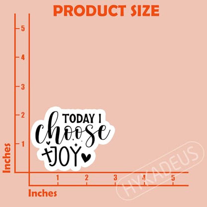 (3Pcs) Today I Choose Joy Sticker, Christian Inspirational Decal Gift - color: Today I Choose Joy
