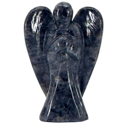 Nelson Creations 2 Inch Larvikite Guardian Angel Figurine - color: Larvikite