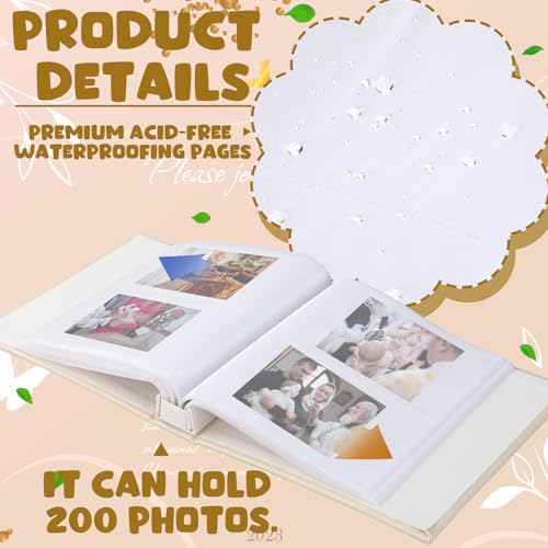 200 Pcs First Communion Photo Album Holds 4 x 6 Inch, Bread of Life - style: Bread of Life