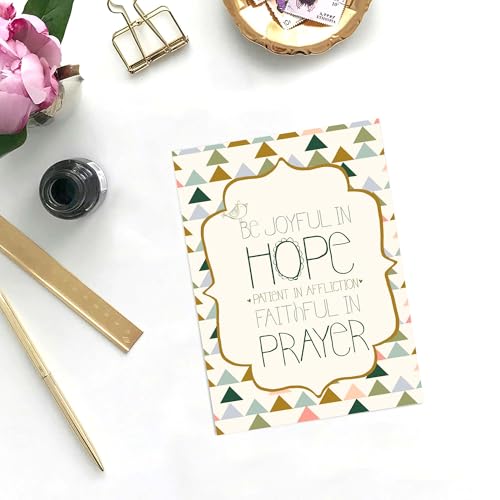 KJV Be Joyful in Hope Encouragement Card, 1 Count - color: Be Joyful in Hope