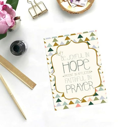 KJV Be Joyful in Hope Encouragement Card, 1 Count - color: Be Joyful in Hope