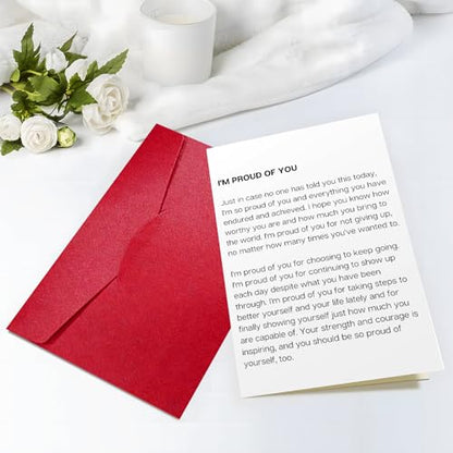 Encouragement Cards for Women Men, Thinking of You, Proud of You Cards - color: DXI#048