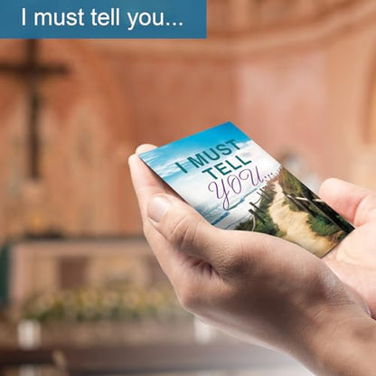 200 Pcs Gospel Tracts Salvation Cards,I Must Tell You - style: I Must Tell You