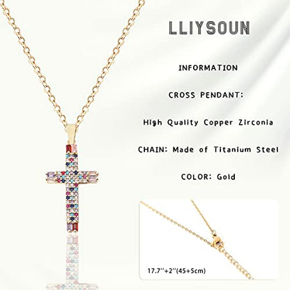 Cross Pendant Necklace for Women Jewelry Gold Cross Necklaces for Women Cross Necklace Minimalist Trendy Jewelry Valentines Day - style: CN6