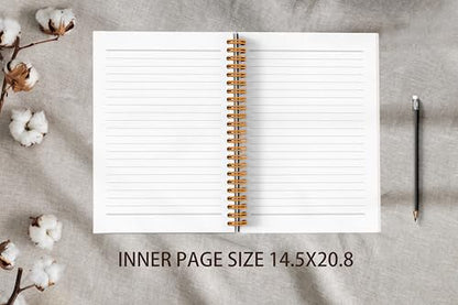 VNWEK Christian Floral Cowgirl Boots Spiral Notebook Journal 5.5 x 8.3 Inch, Western Christian Gifts for Women, Walk By Faith Bible Verse Religious Lined Hardcover Spiral Notebook - color: Christian Floral Cowgirl Boots