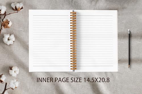 VNWEK Christian Floral Cowgirl Boots Spiral Notebook Journal 5.5 x 8.3 Inch, Western Christian Gifts for Women, Walk By Faith Bible Verse Religious Lined Hardcover Spiral Notebook - color: Christian Floral Cowgirl Boots