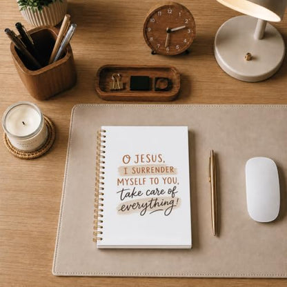 Jesus Spiral Notebook Journal for Women Girls Gifts,5.5×8.3 Inch - color: 002-jesus